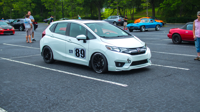 Actual Fit racecar. No back seats. This guy tracks. I want one.